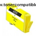 HP 655 amarillo Tinta compatible