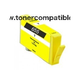 HP 655 amarillo Tinta compatible