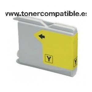 Cartucho BROTHER LC970 / LC1000 amarillo 30 ml. Tinta compatible