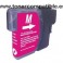 Cartucho BROTHER LC980 / LC1100 magenta 18 ml. Tinta compatible