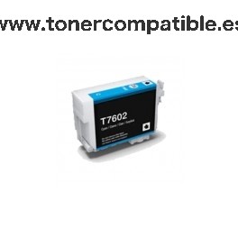 Tinta compatible Epson T7602 Cyan