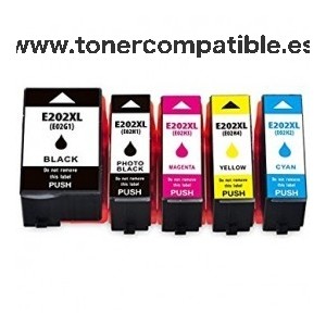 Tinta Epson T02H1 compatible / Epson T02F1 / Epson 202XL / Tonercompatible.es