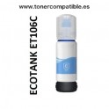 Botella tinta compatible Epson 106 Cyan