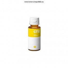 Botella tinta compatible HP GT52 Amarillo