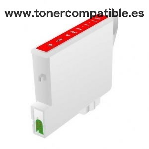Tinta compatible Epson T0547 Rojo