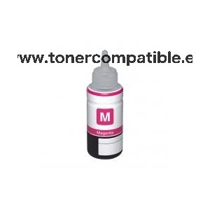 Botella Epson T6643 Magenta / Tinta Epson C13T66434A / Tinta compatible